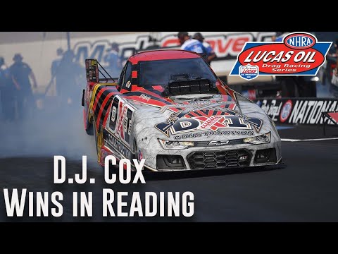 D.J. Cox wins Top Alcohol Funny Car at Pep Boys NHRA Nationals