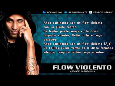 Arcangel "La maravilla"  Flow Violento Official Con letra