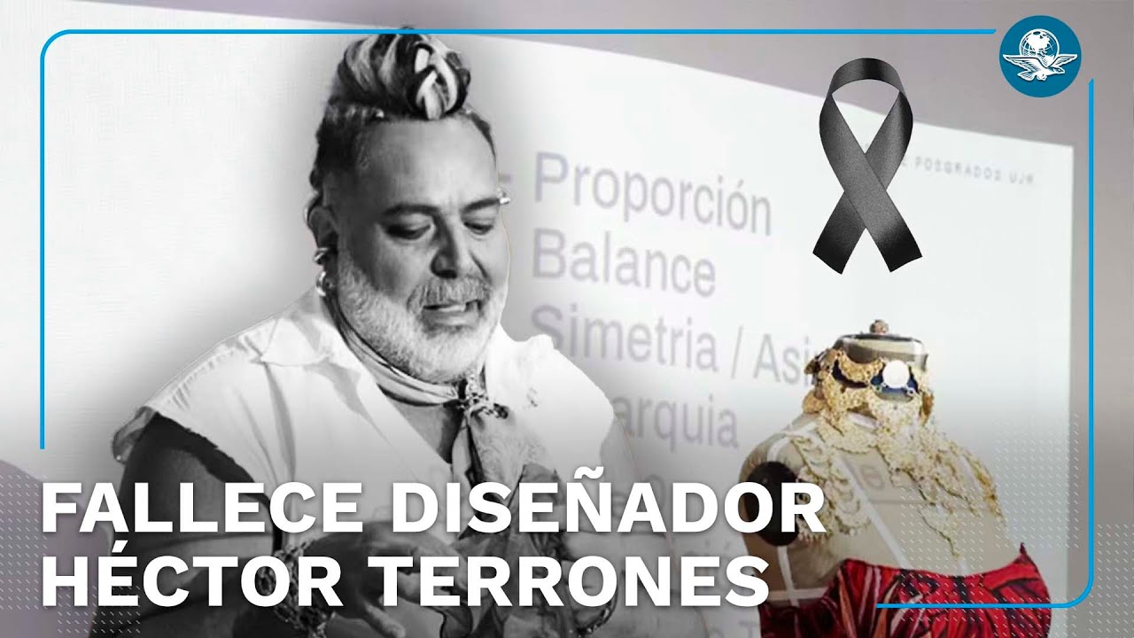 Muere Héctor Terrones, reconocido diseñador mexicano, a los 59 años