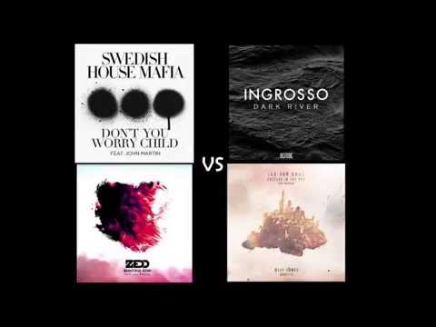 Don't You Worry Child VS Beautiful Now VS Castles in the Sky VS Dark River (Mashup)