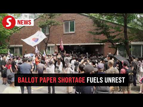 Shortage of ballot papers sparks protests in South Korea's local elections