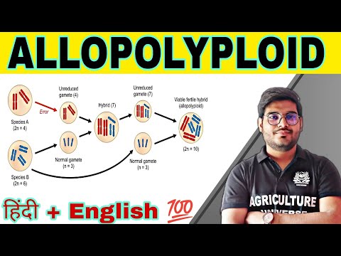 defination allopolyploid allopolyploid kya hai allopolyploid in hindi what is allopolyploid
