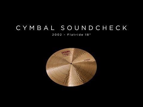 Paiste 2002 18" Flat Ride Cymbal/Brand New-Warranty/Model # CY0001062318 image 2