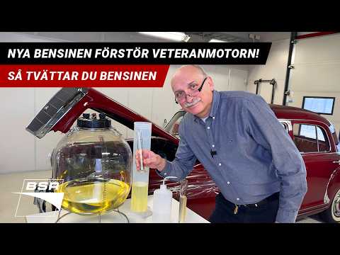 Modern bensin förstör din veteranmotor - Så här tvättar du bensinen!