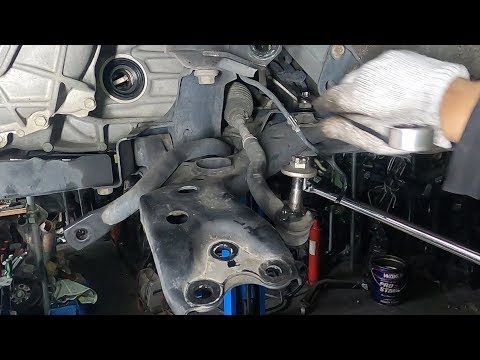 How to remove and install the lower arm stabilizer for the ZVW30 Prius. Toyota Prius