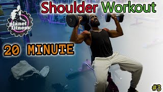 Planet Fitness Shoulder Workout #3  | Beginner Friendly