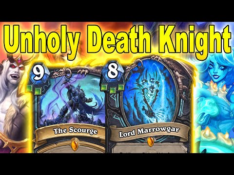 New Unholy Death Knight Is Crazy Overpowered To Win Games At March of the Lich King | Hearthstone
