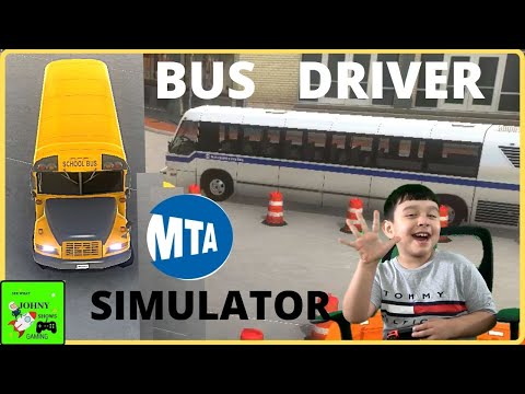 Johny Shows Bus Driver Simulator School Bus & MTA Bus