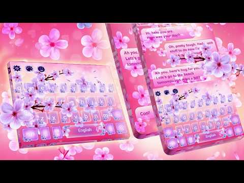 2019 Beautiful SMS Keyboard Themes Video