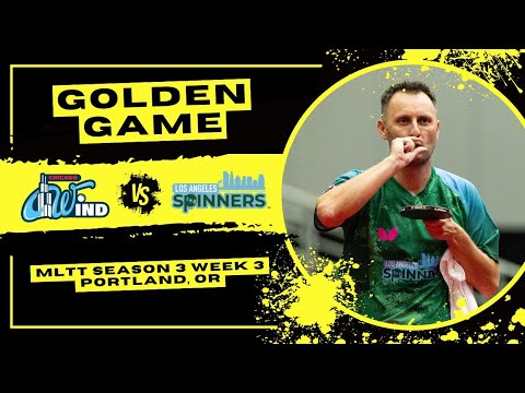MATCH HIGHLIGHTS: GOLDEN GAME | Chicago Wind vs Los Angeles Spinners | MLTT Week 3 (Portland, OR)