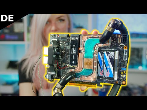 Es funktioniert! (mehr oder weniger): Intel NUC Overclocking mit Eigenbau-Wasserkühler