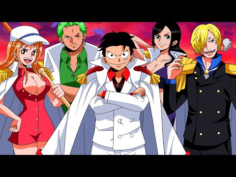 What IF the STRAW HAT Pirates Were Marine ADMIRALS?