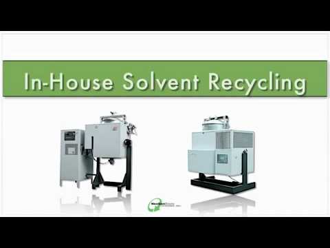 Benefits of solvent recycling