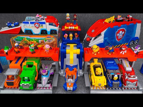 24 minute of satisfying unboxing, PAW Patrol Big Truck Pups Truck Stop HQ Transforming | Review Toys