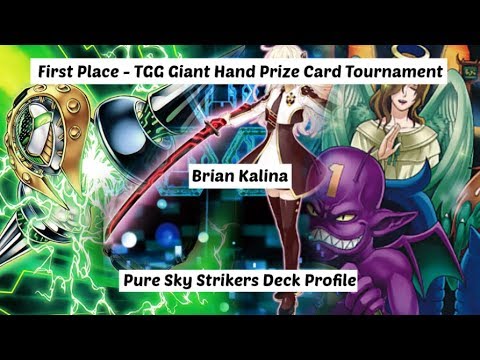 Yu--Gi-Oh! First Place - Giant Hand Tournament - Brian Kalina - Sky Strikers Deck Profile