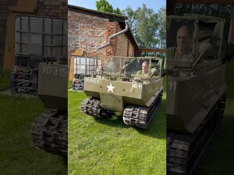 The M29 Weasel is a World War II tracked vehicle designed for operation in snow! 🥶 #ww2 #m29 #usa