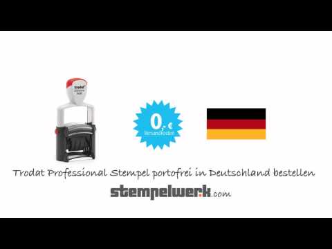 Trodat Professional Stempel portofrei in Deutschland bestellen