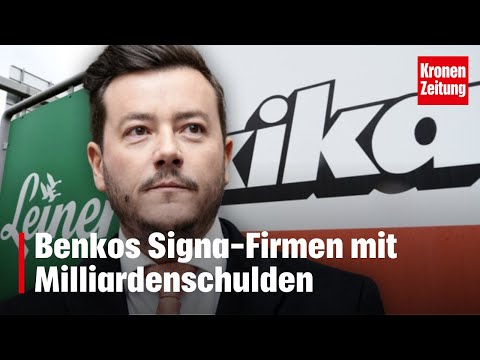 Finanzexperte: Benkos Signa-Firmen mit Milliardenschulden | krone.tv NEWS
