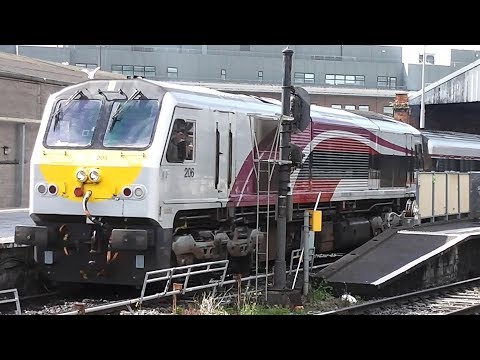 Irish Rail 201 Class Loco 206 + Enterprise Train - Connolly Station, Dublin