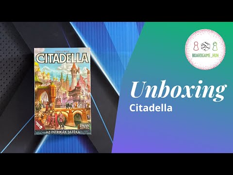 Citadella - Dobozbontás - boardgame_hun