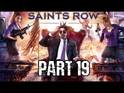 Saints Row IV / 4 Co op Gameplay Commentary Walkthrough Part 19 - Escaping with Matt Miller