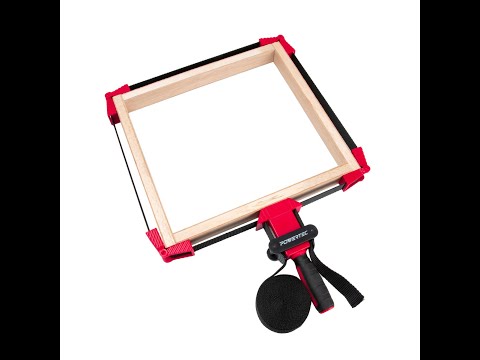 POWERTEC Deluxe Polygon Quick Release Band Clamp | Woodworking Frame Clamping Strap Holder 【71122】