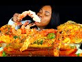 KING CRAB SEAFOOD BOIL MUKBANG ALFREDO SAUCE LOBSTER ASMR EATING ASMR FOOD MUKBANG