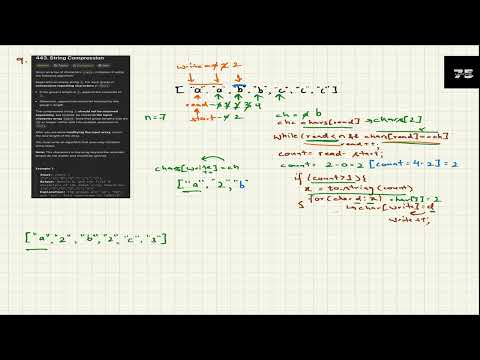 975 Leetcode443 String Compression