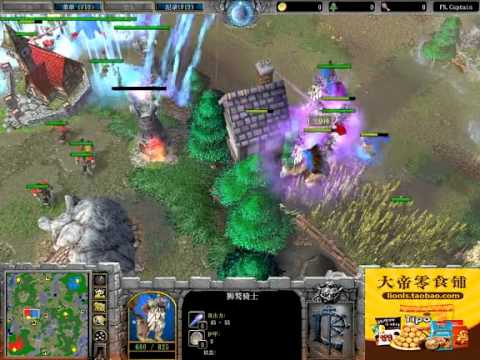 【大招秀之暴风雪疾走】魔兽争霸大帝解说 FQQ vs Yumiko SW