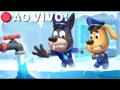 🔴 AO VIVO 🔴 Detetive Labrador 👮‍♂ Lembre-se de Fechar a Torneira 💧 Sheriff Labrador em Português 🎬