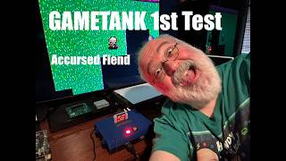 GAMETANK 1st Test - Accursed Fiend - Open Source Homebrew 8Bit Console - Retrogaming Video Games