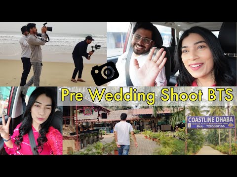 Meet my fiance!👫🏻 Pre-wedding photoshoot - Behind the scenes | Found a private beach in Puri! #vlog