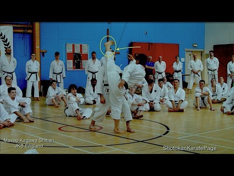 Masao Kagawa Shihan , High Mawashi Geri Kick