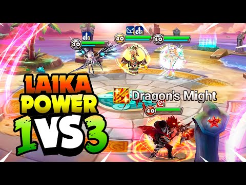 Laika vs Unbreakable Akroma+Molly Combo - Summoners War