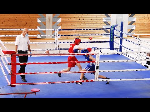 Bianka Balint (GER) vs. Marija Panasenko (UKR) Internationales Nachwuchsboxen in Kaufbeuren 2021
