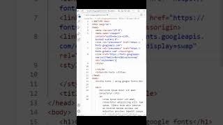 Download lagu Using google fonts | Learn CSS Fonts in 1-minute mp3
