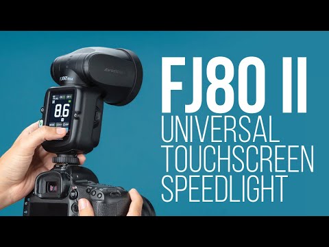 The FJ80 II Touchscreen Speedlights with New Twist Lock Mount