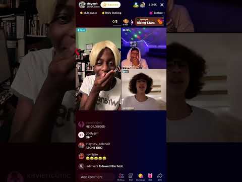 Steyeuh, Javon & Pluto TikTok live ‘Talent Show’ pt 1