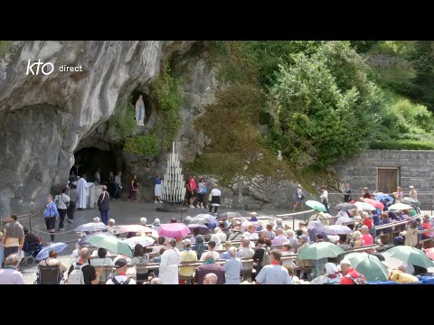 Chapelet du 31 juillet 2025 à Lourdes