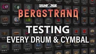 Video thumbnail for DRUMFORGE BERGSTRAND: Testing Every Drum & Cymbal | Dynamic Range, Velocity Layers, Snare Rolls etc. by James Zhan