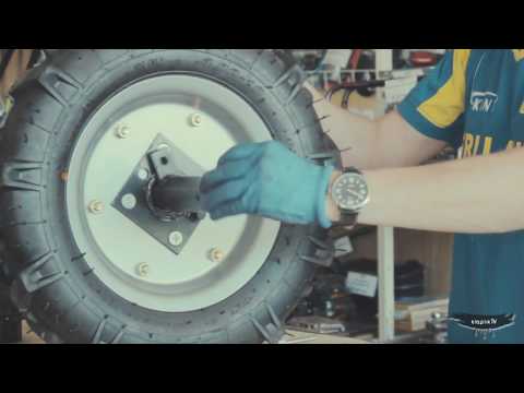 Установка дифференциалов на мотоблок