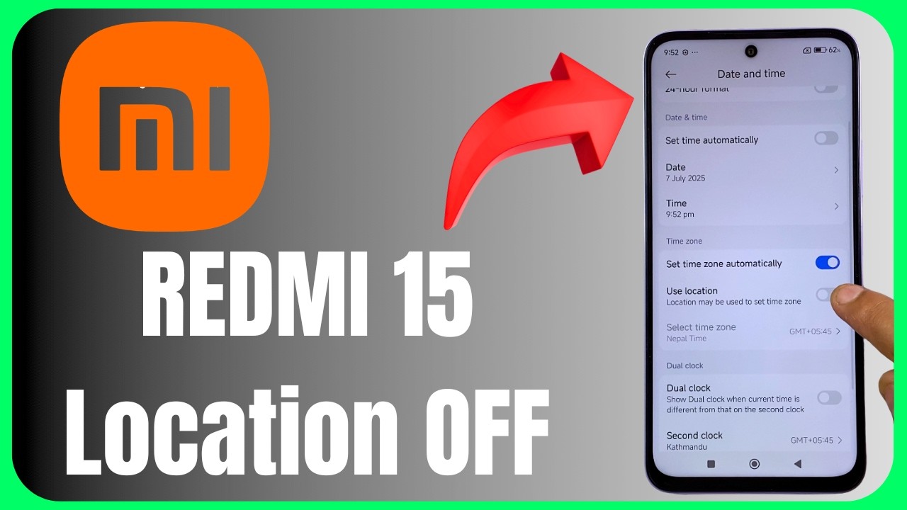 📍 Redmi 15 Location OFF 😱📱 | Turn OFF GPS Easily!