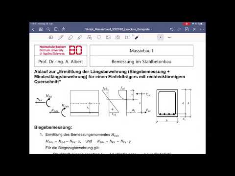 Concrete Construction 1, Lecture 8, Summary Bending Design Rectangular Cross Section
