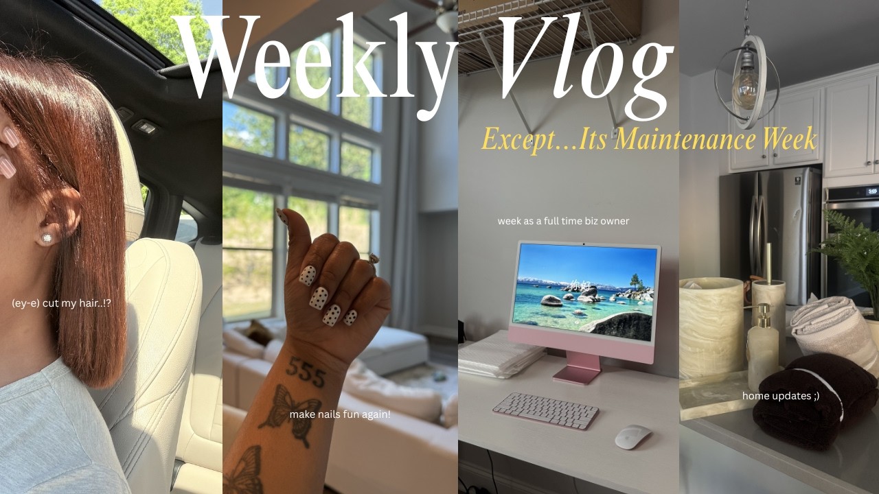 WEEKLY VLOG: Entering a new season + I cut all my hair off + home updates + learning to let God lead