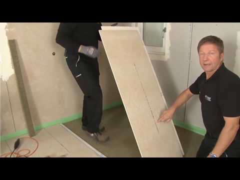 Richtung von Gipsfaser-Estrichelementen | ISOVER Quick-Tipp #51