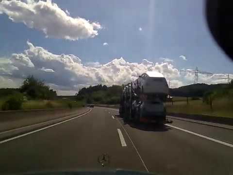 Driving in Germany: Eisenach- Bad Hersfeld- Alsfeld- Gießen A4 E40 2013