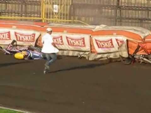 Upadek Dawida Stachyry i Davey Watt'a Bieg 8 / 24.06.2012 LW KMŻ vs GTŻ