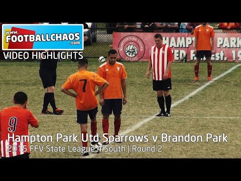 2015 FFV Rd 02 - Hampton Park United Sparrows v Brandon Park