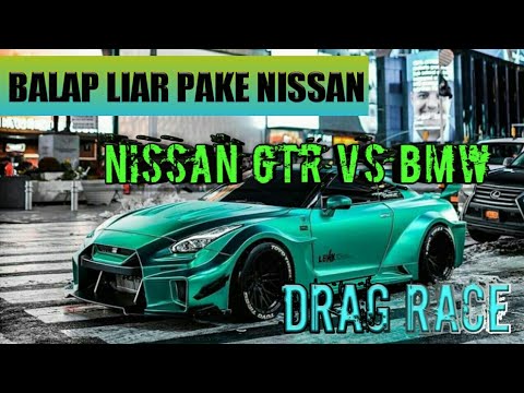 BALAP MOBIL NISSAN GTR VS BMW||DRAG RACE 201M