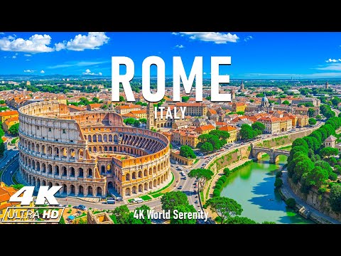 Rome 4K (60 fps), Italy | The Heart of the Roman Empire – Experience Timeless Beauty